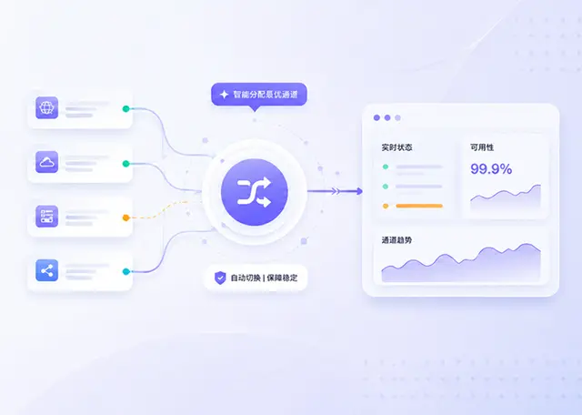 国产AI Token智能分发示意图